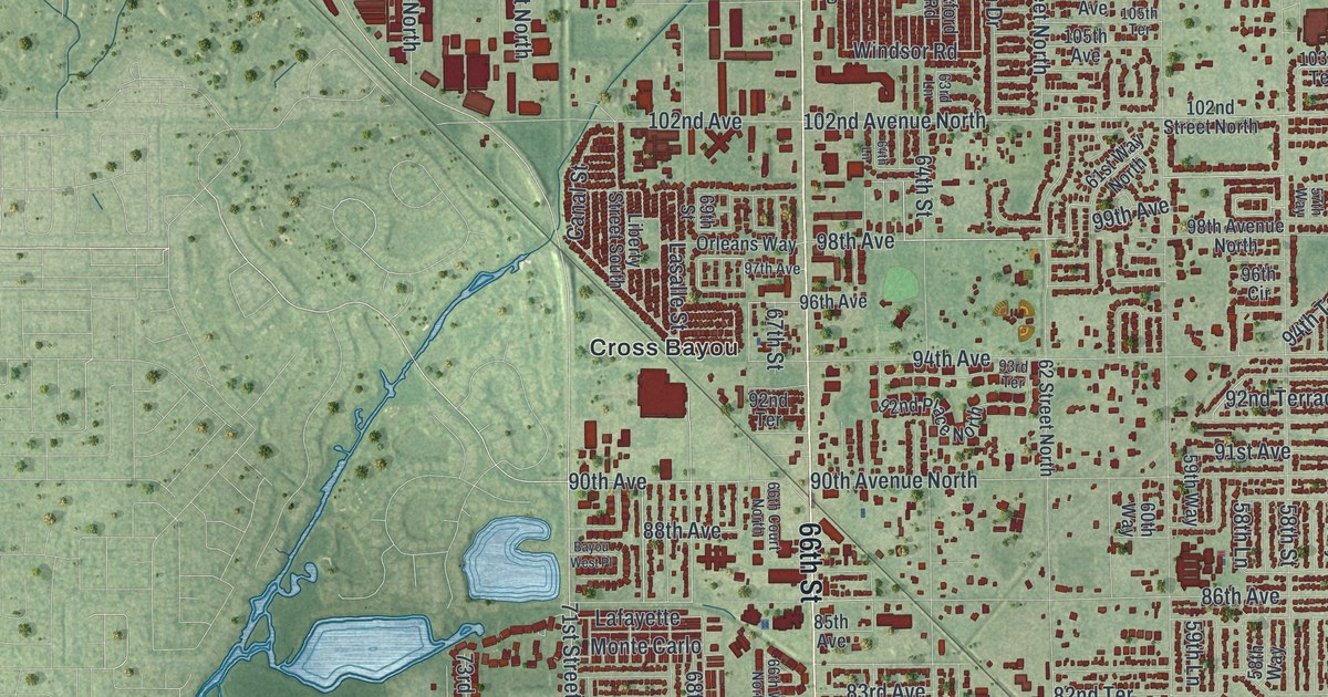 Map of Pinellas Park, Florida in 2026