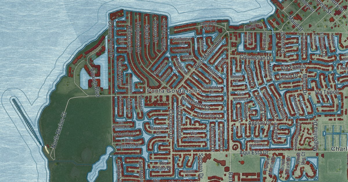 Map of Punta Gorda, Florida in 2026