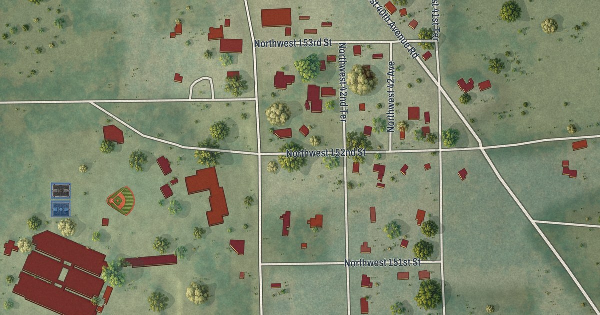 Map of Reddick, Florida in 2026