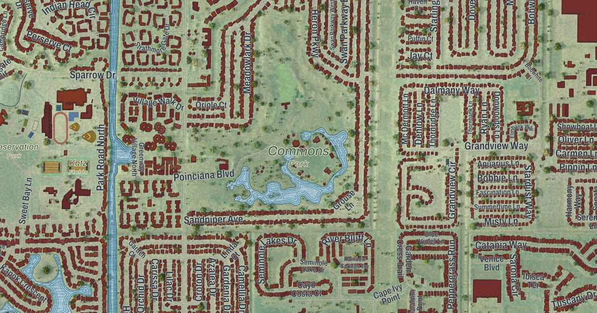 Map of Royal Palm Beach, Florida in 2026