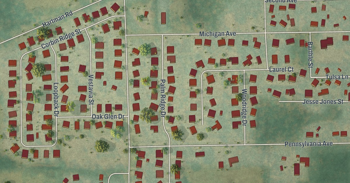 Map of San Antonio, Florida in 2026