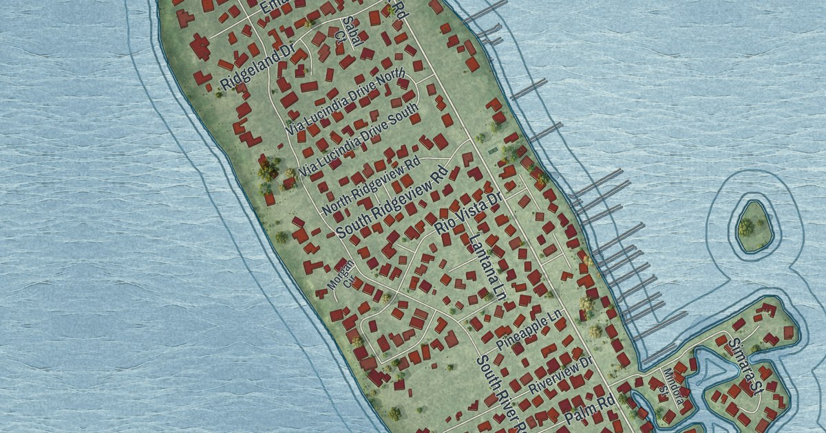 Map of Sewall’s Point, Florida in 2026