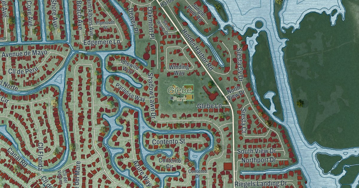 Map of Siesta Key, Florida in 2026
