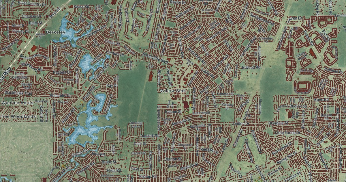 Map of Spring Hill, Florida in 2026