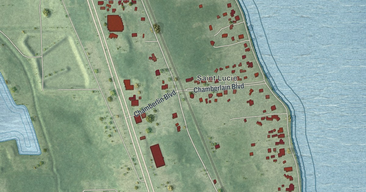 Map of St. Lucie Village, Florida in 2026