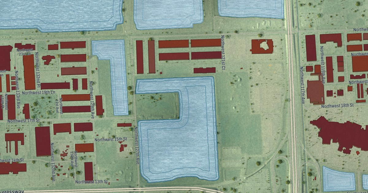 Map of Sweetwater, Florida in 2026