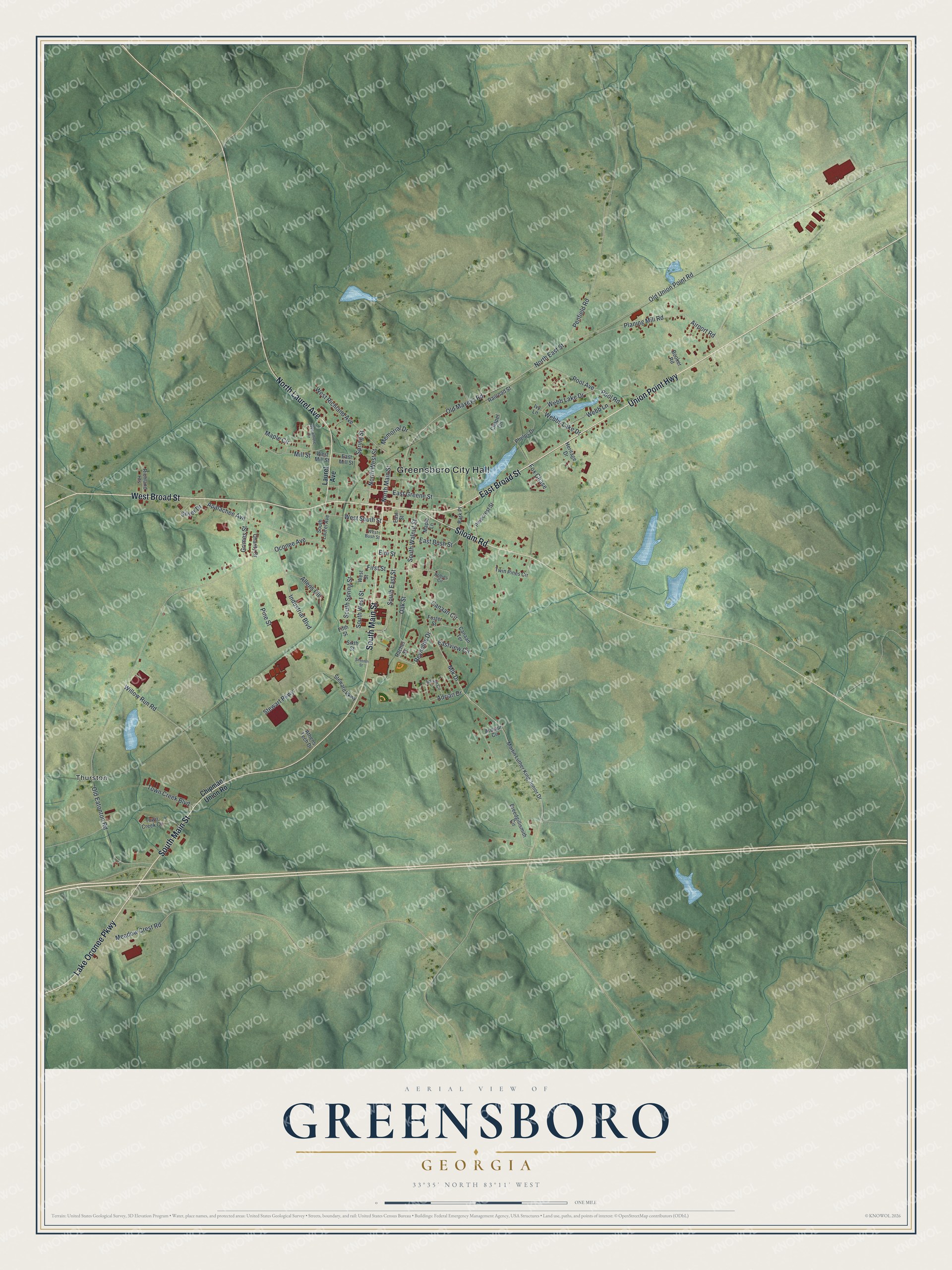Watermarked full-map preview of Greensboro, Georgia