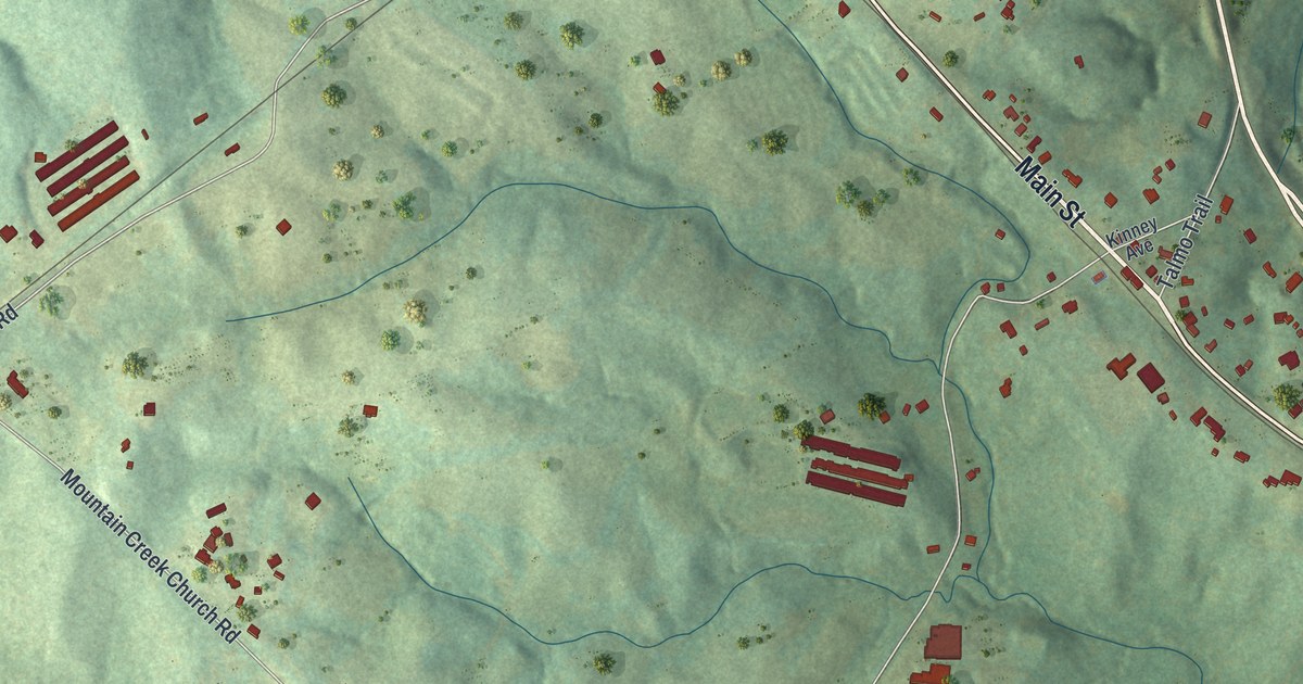 Detailed Map of Talmo, Georgia