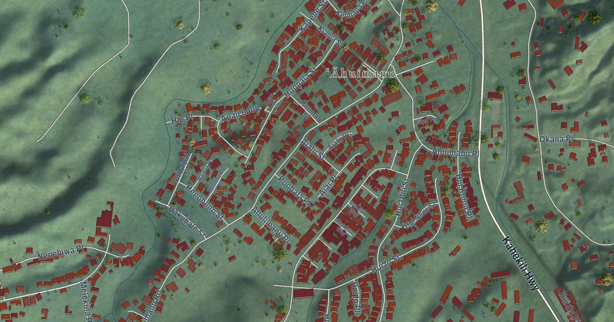 Map of Ahuimanu, Hawaii in 2026
