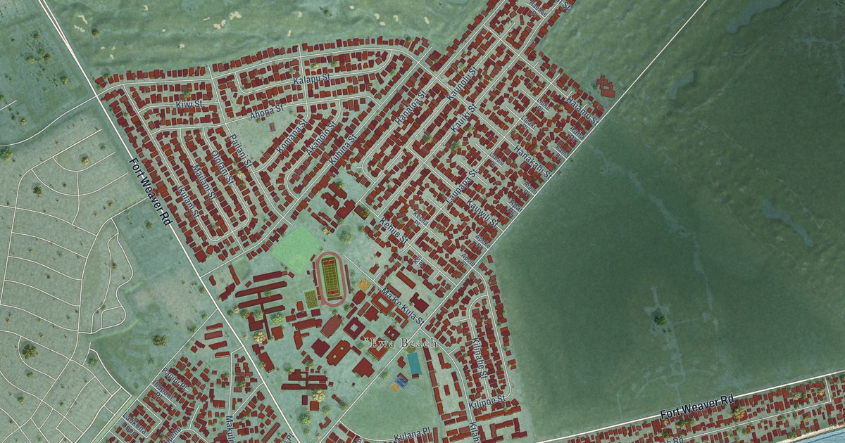 Map of Ewa Beach, Hawaii in 2026