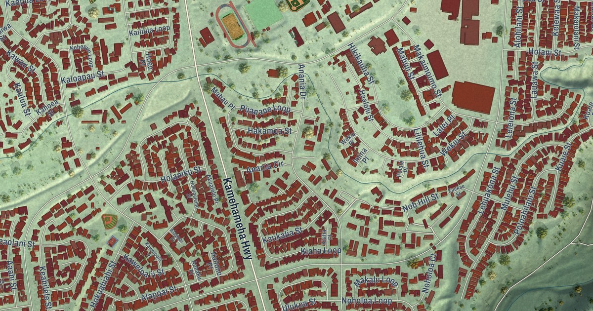 Map of Mililani Town, Hawaii in 2026