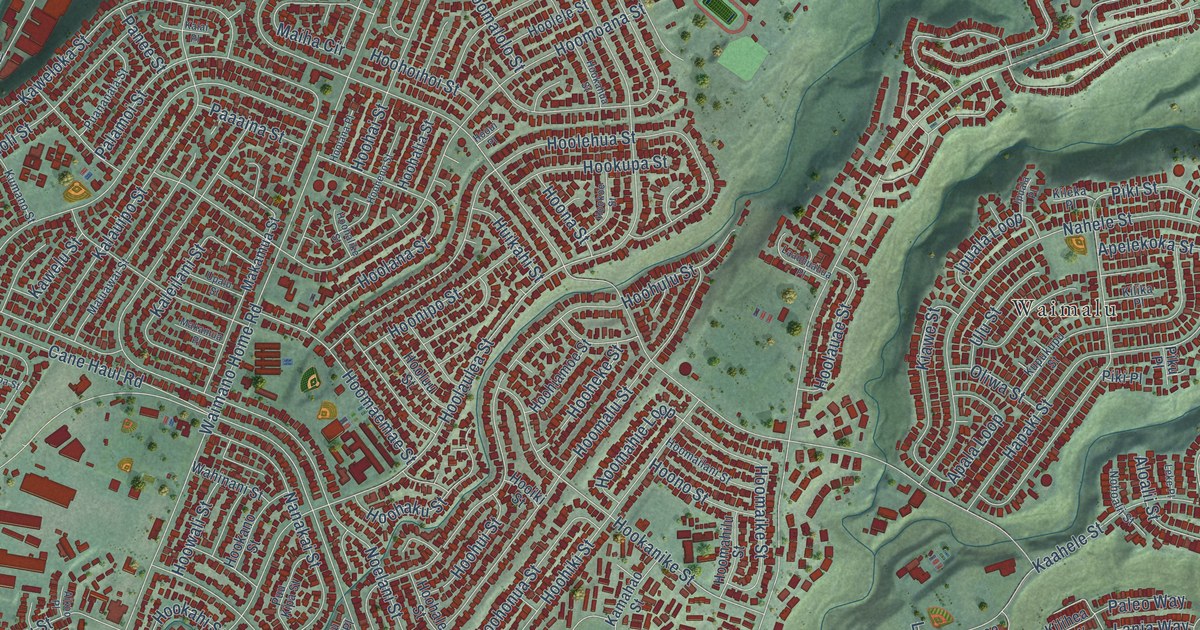 Map of Pearl City, Hawaii in 2026