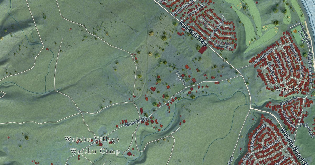 Map of Waihee-Waiehu, Hawaii in 2026