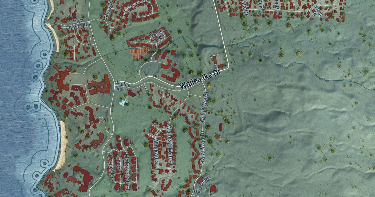 Map of Wailea, Hawaii in 2026