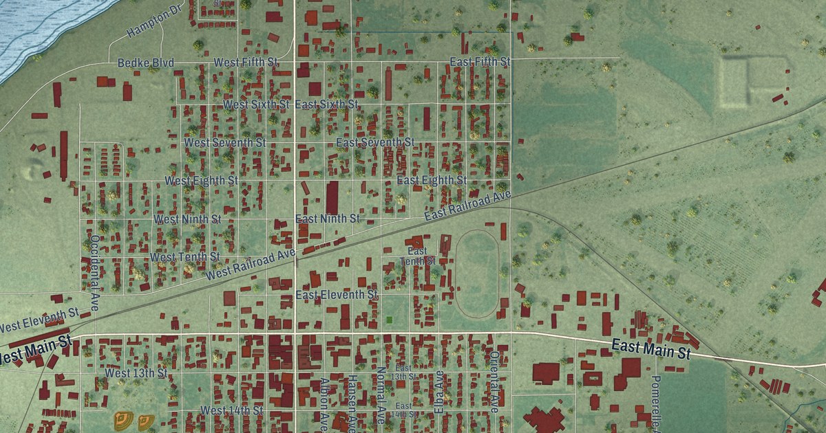 Map of Burley, Idaho in 2026