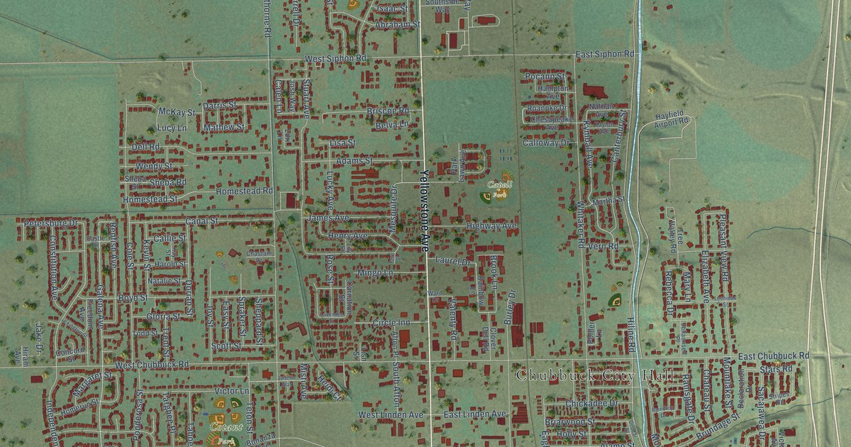 Map of Chubbuck, Idaho in 2026