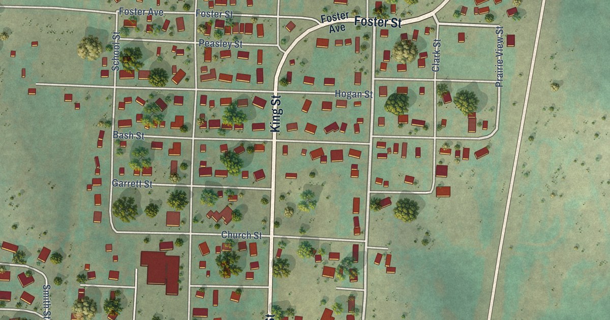 Map of Cottonwood, Idaho in 2026