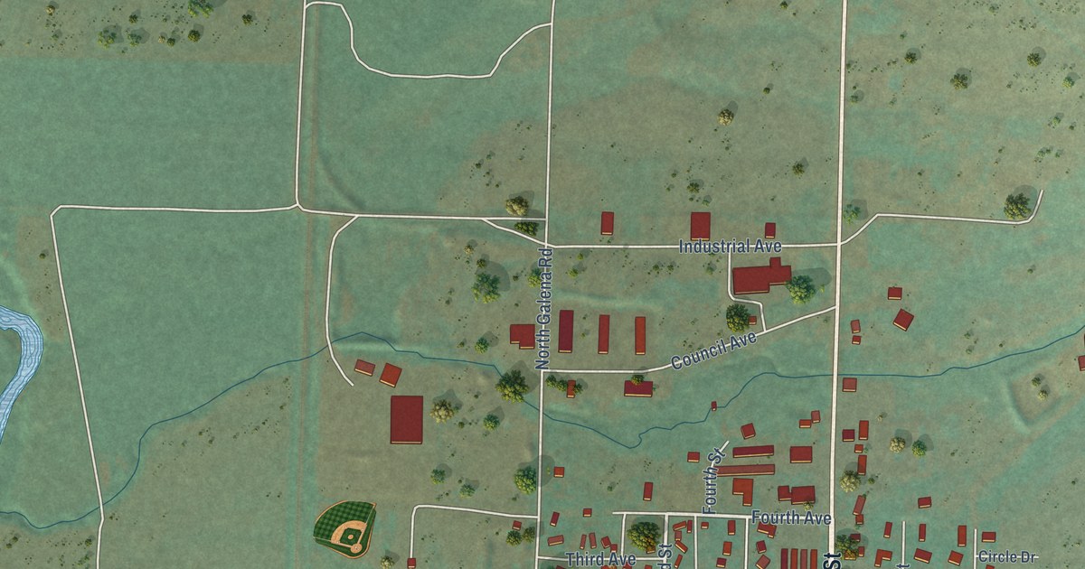 Map of Council, Idaho in 2026