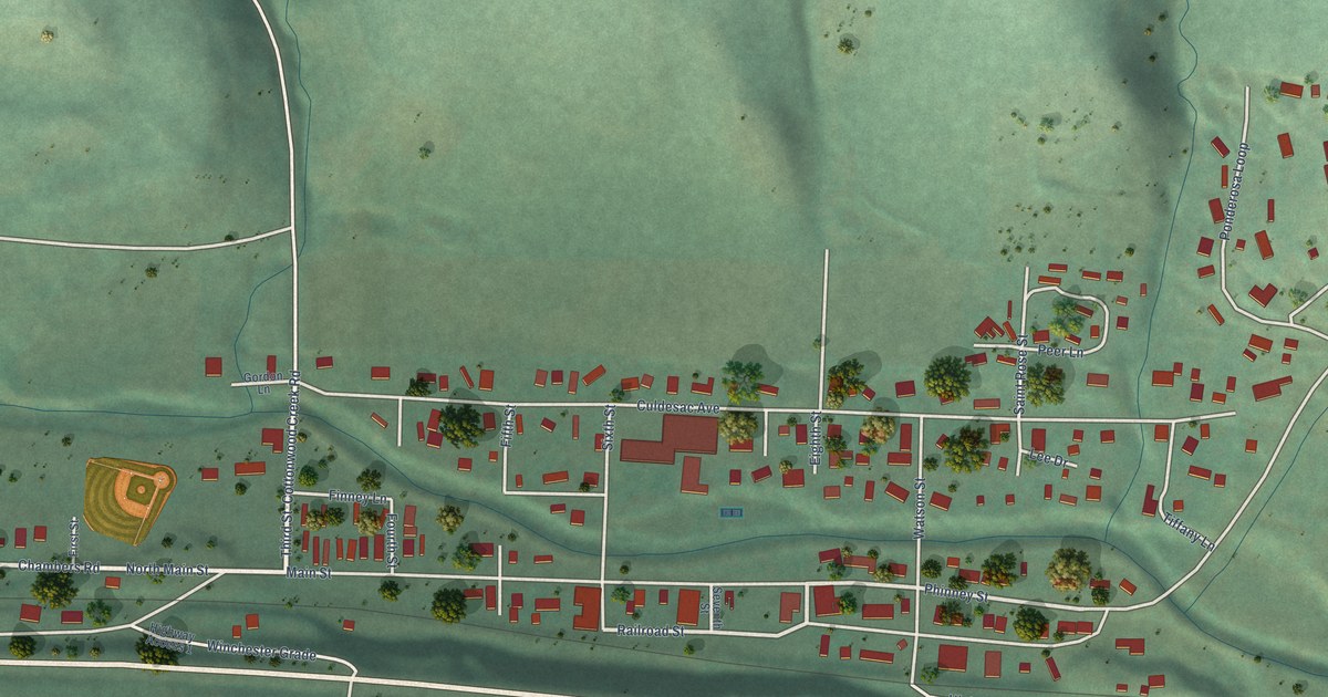 Map of Culdesac, Idaho in 2026