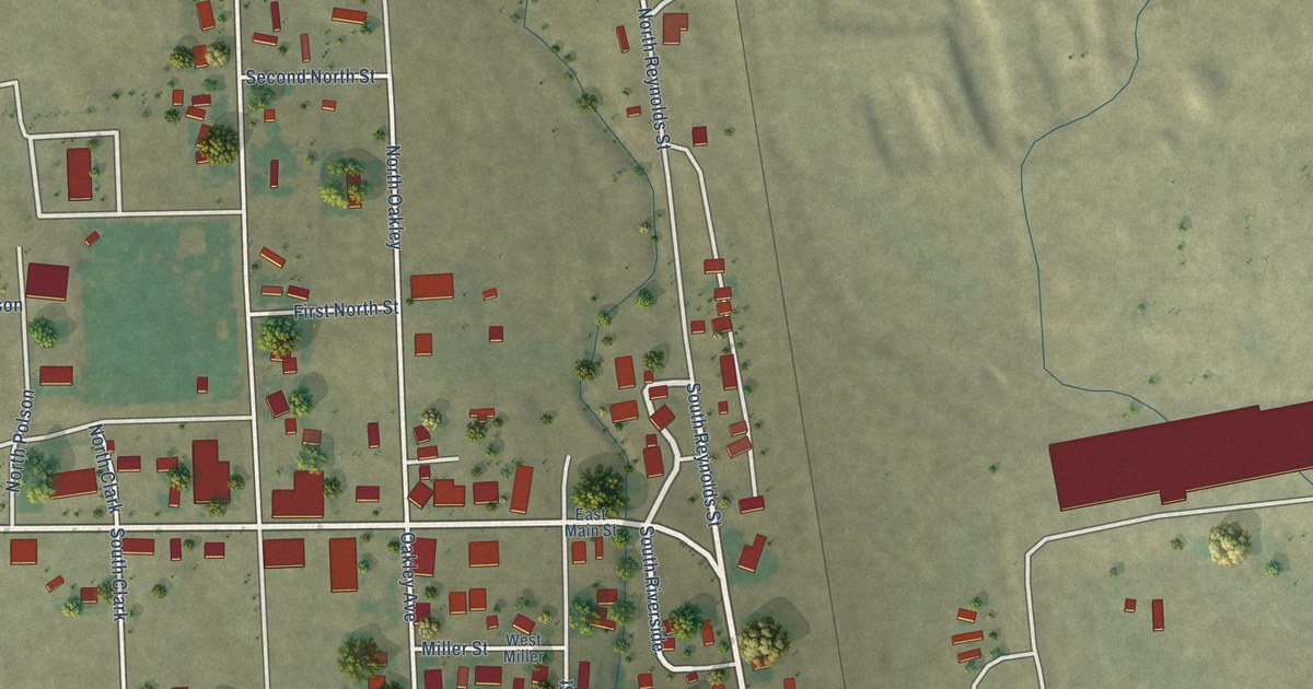 Map of Dubois, Idaho in 2026