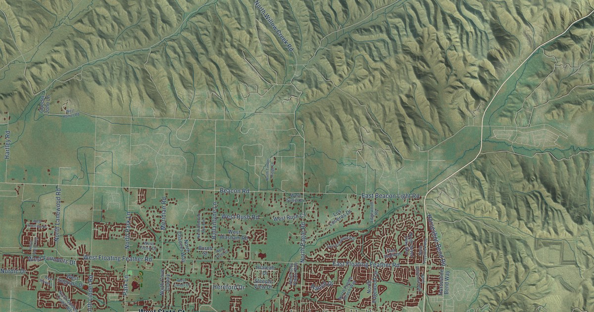 Map of Eagle, Idaho in 2026