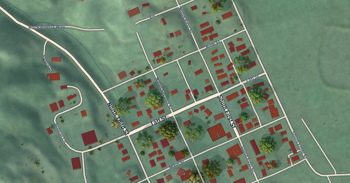 Map of Elk River, Idaho in 2026