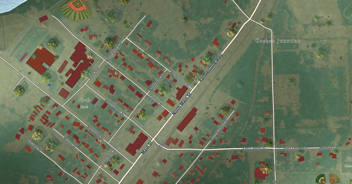 Map of Firth, Idaho in 2026