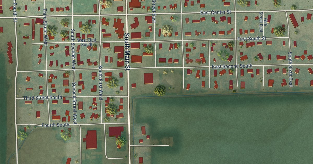 Map of Grace, Idaho in 2026