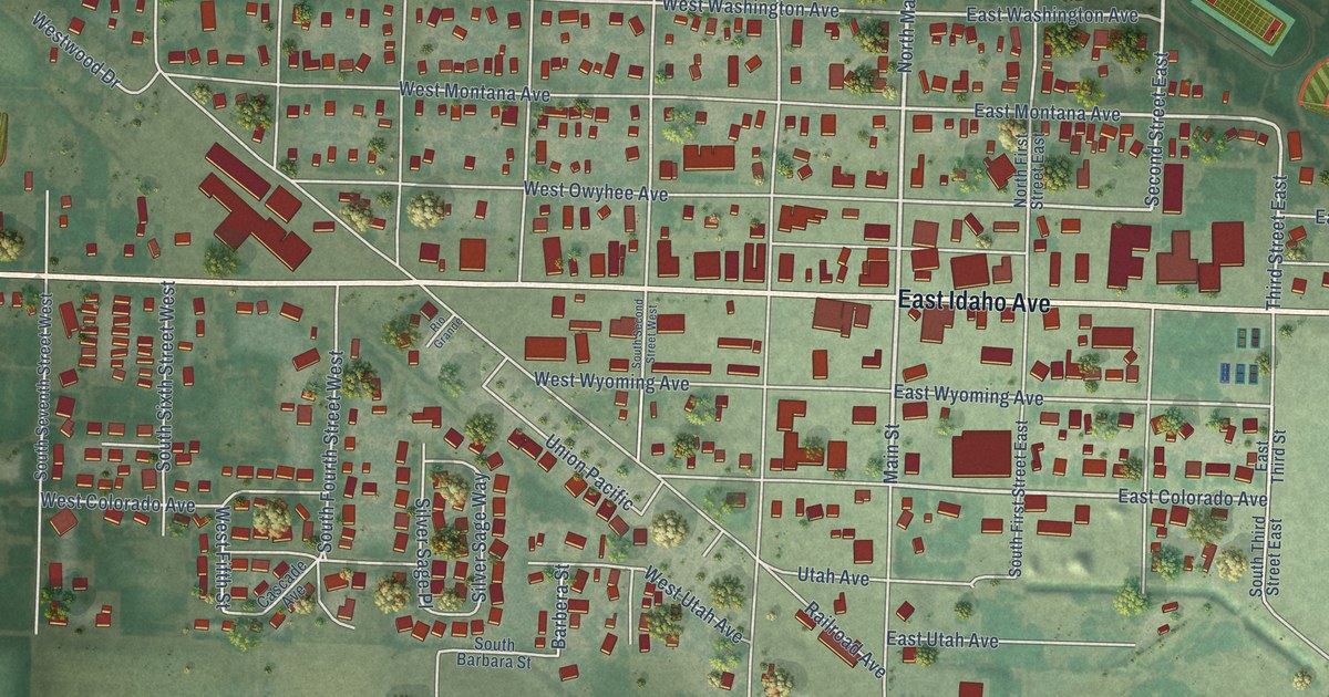 Map of Homedale, Idaho in 2026