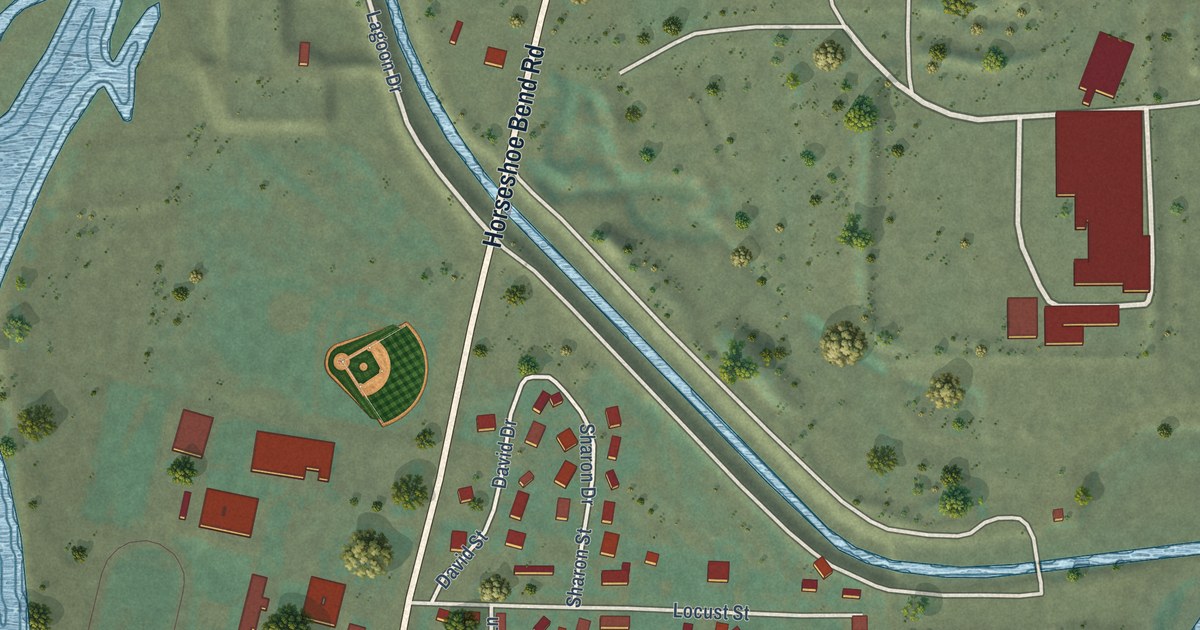 Map of Horseshoe Bend, Idaho in 2026
