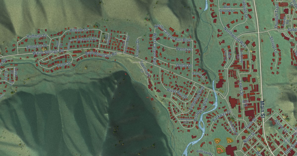 Map of Ketchum, Idaho in 2026