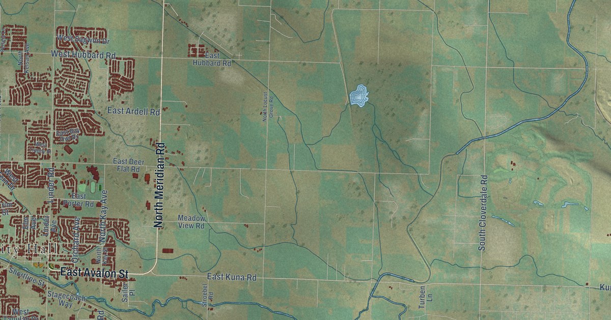 Map of Kuna, Idaho in 2026