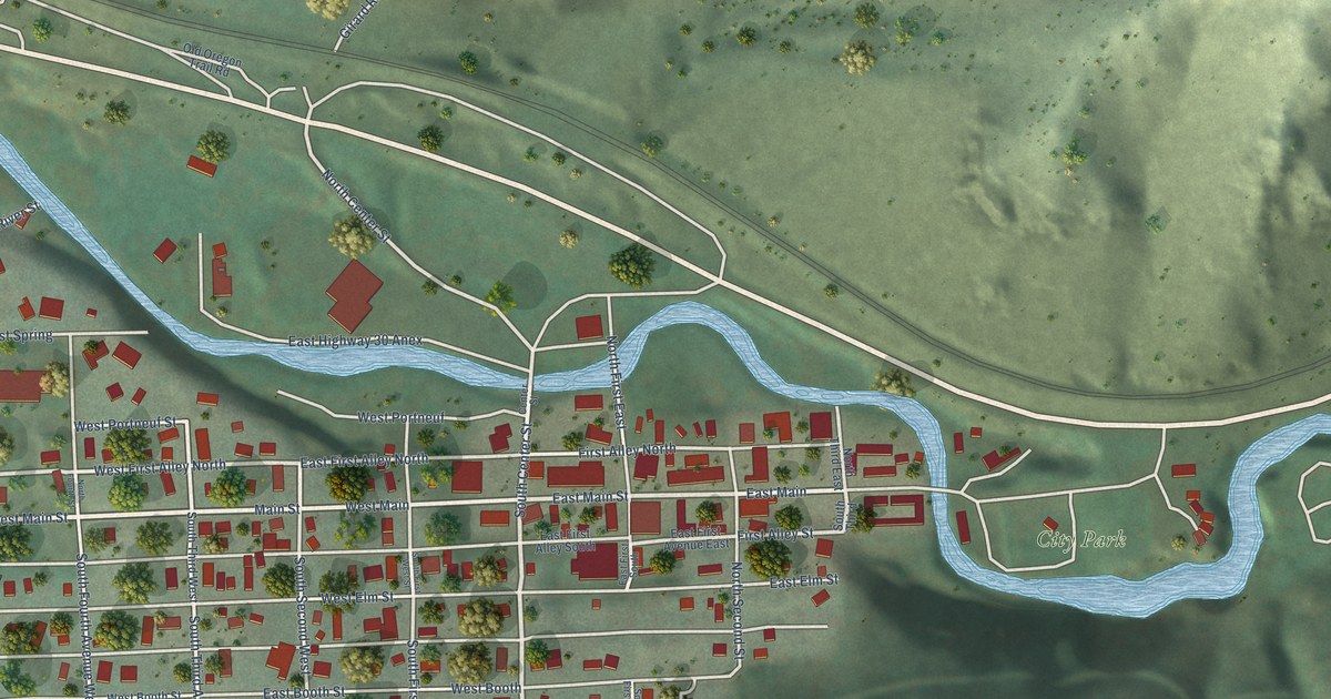 Map of Lava Hot Springs, Idaho in 2026