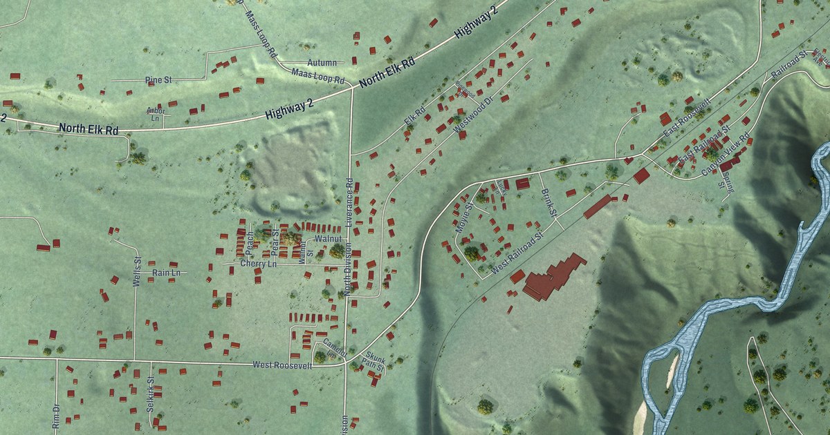 Map of Moyie Springs, Idaho in 2026