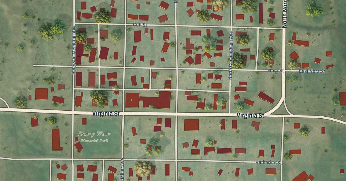 Map of New Meadows, Idaho in 2026