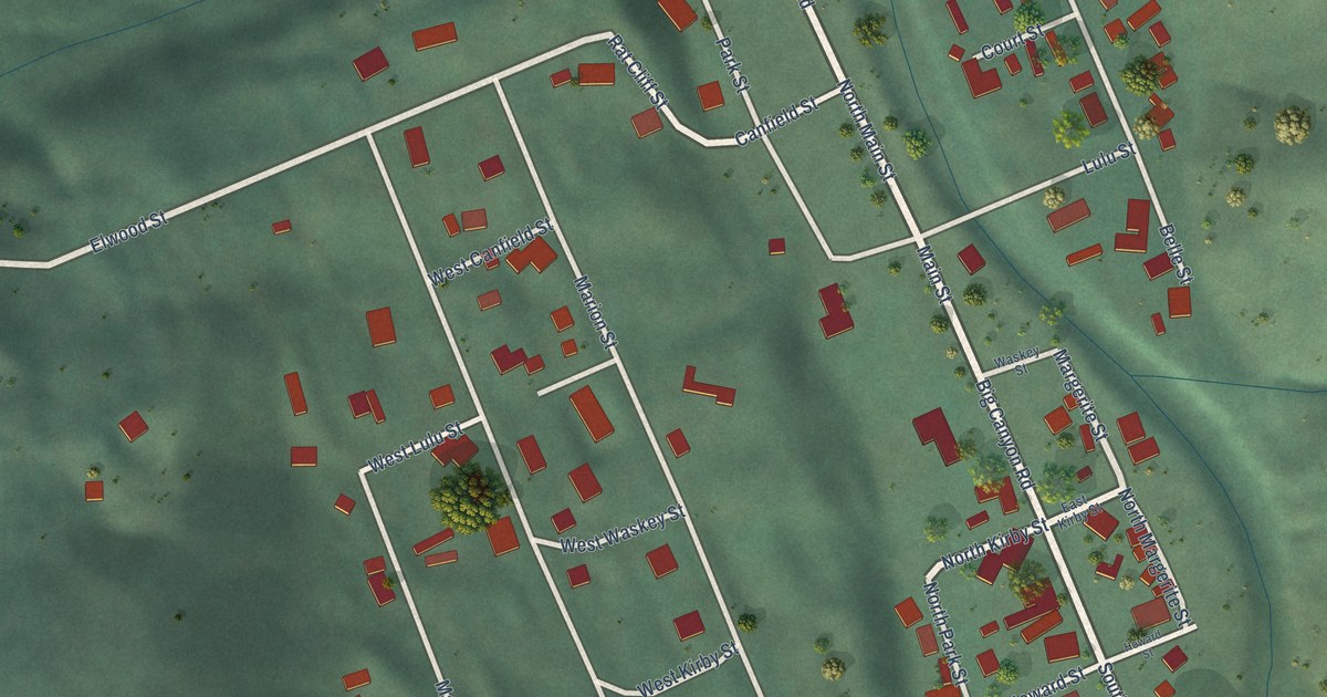 Map of Peck, Idaho in 2026