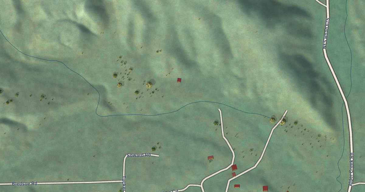 Map of Placerville, Idaho in 2026