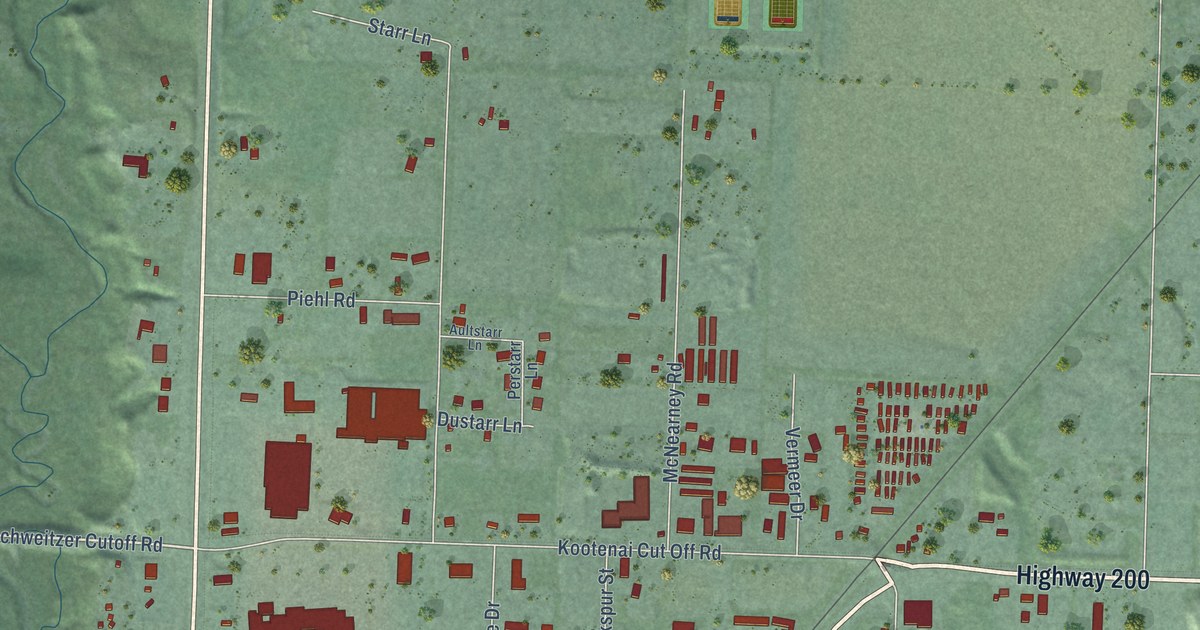 Map of Ponderay, Idaho in 2026