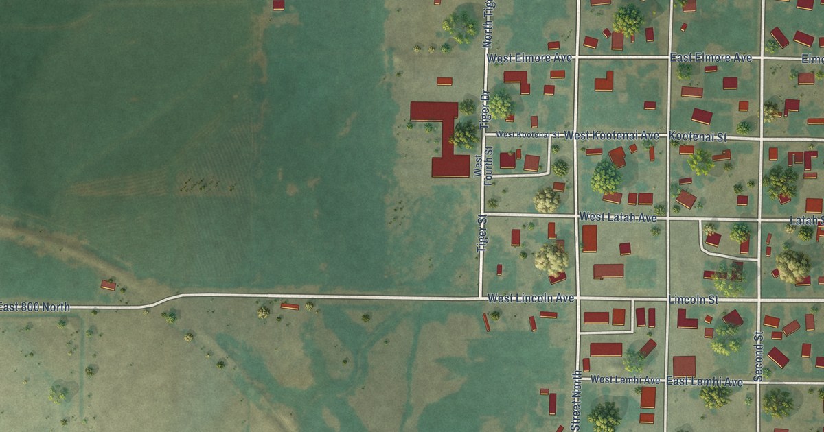 Map of Richfield, Idaho in 2026
