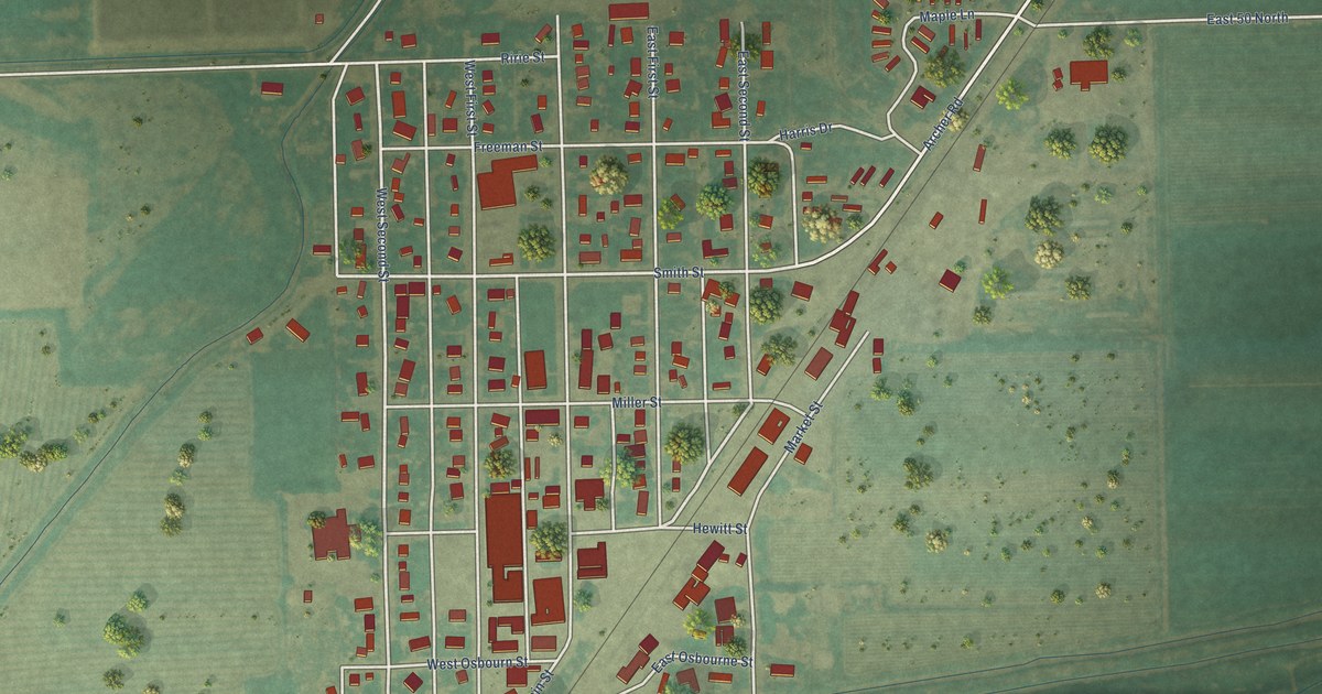 Map of Ririe, Idaho in 2026