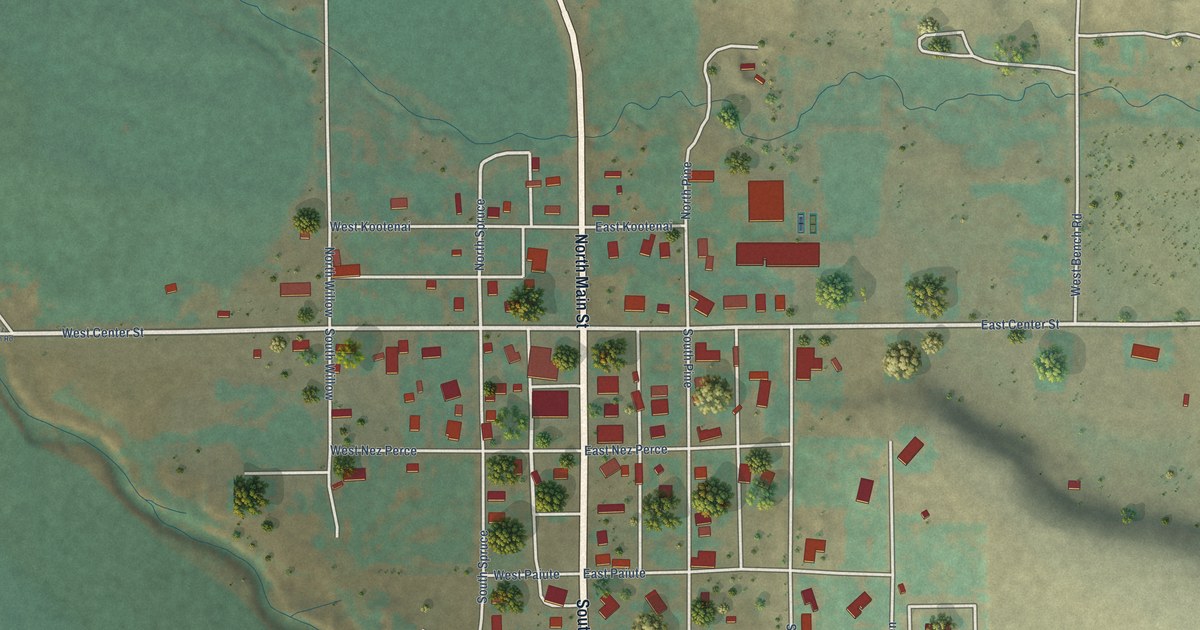 Map of Rockland, Idaho in 2026