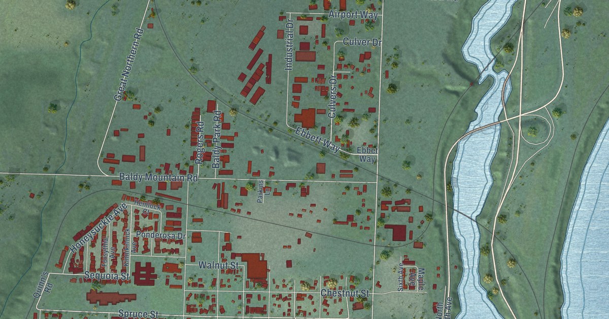 Map of Sandpoint, Idaho in 2026