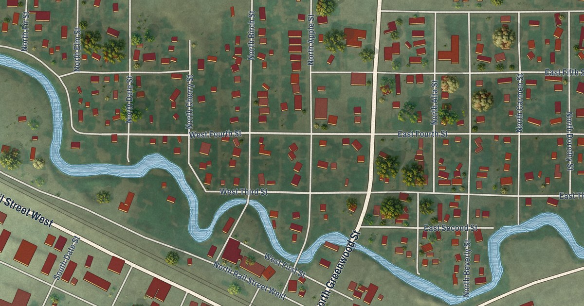 Map of Shoshone, Idaho in 2026