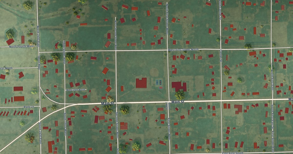 Map of Teton, Idaho in 2026
