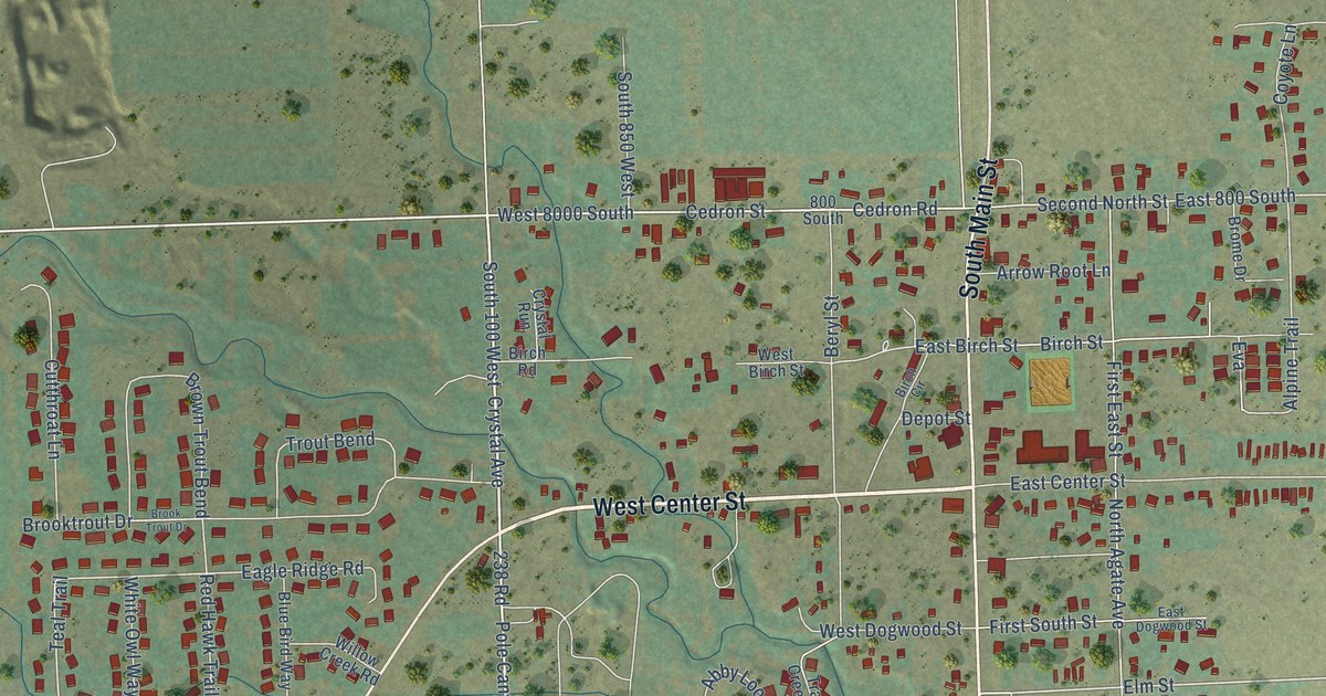 Map of Victor, Idaho in 2026
