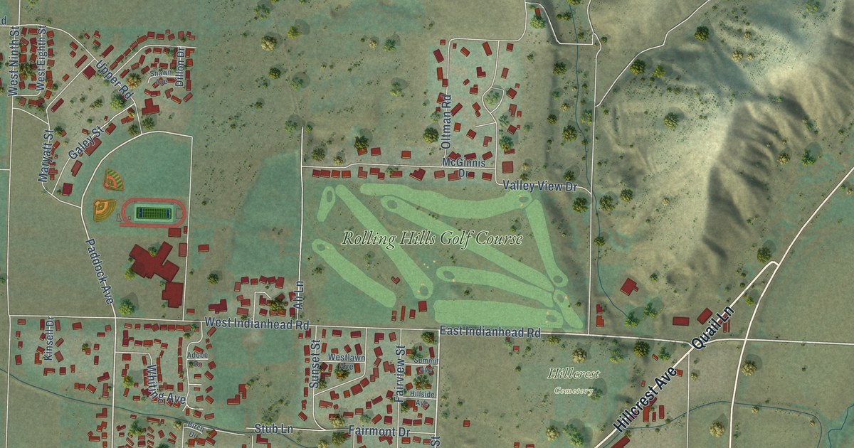 Map of Weiser, Idaho in 2026