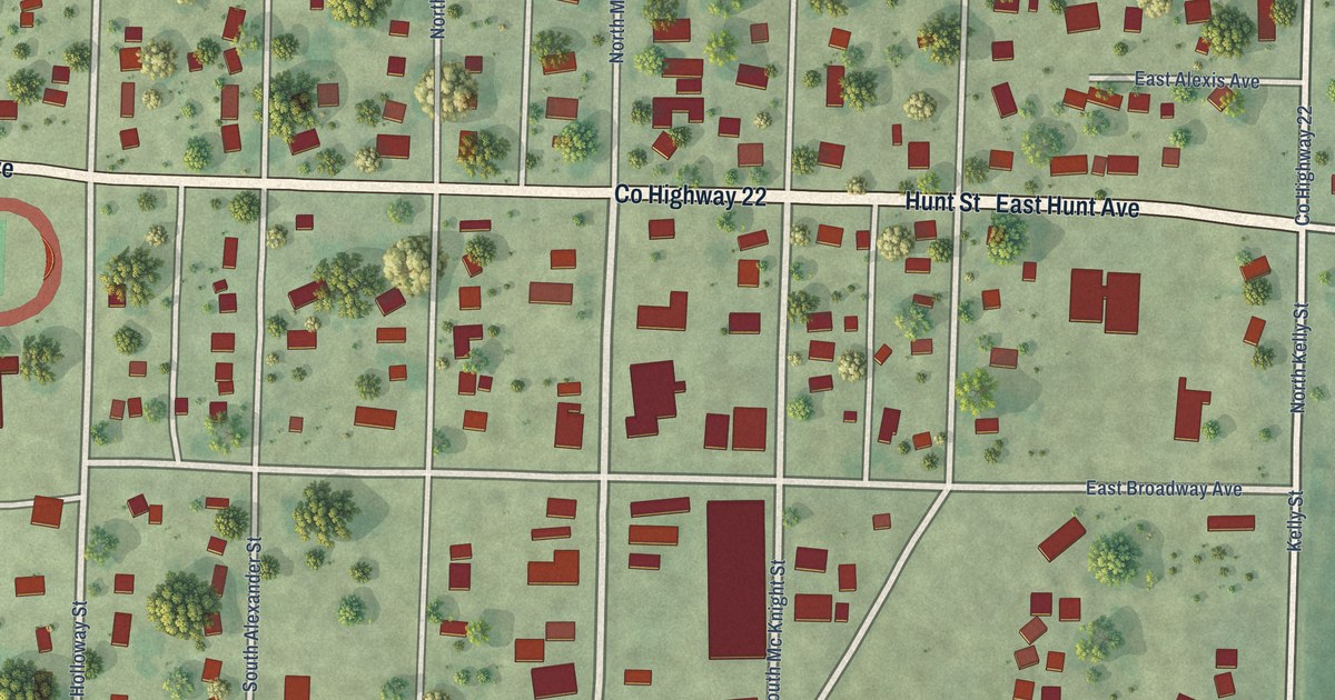 Map of Alexis, Illinois in 2026