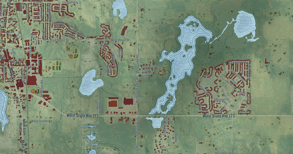 Map of Antioch, Illinois in 2026