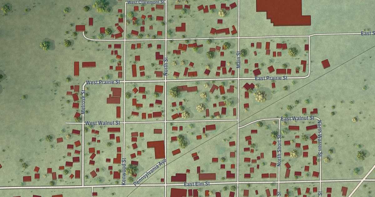 Map of Argenta, Illinois in 2026
