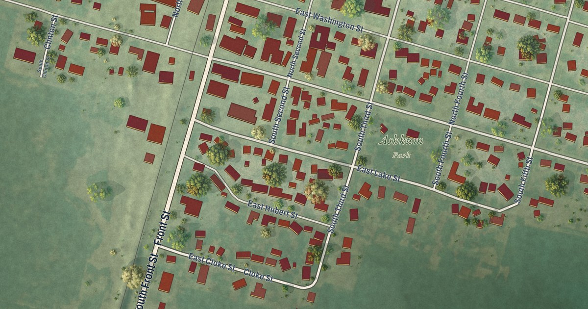 Map of Ashkum, Illinois in 2026